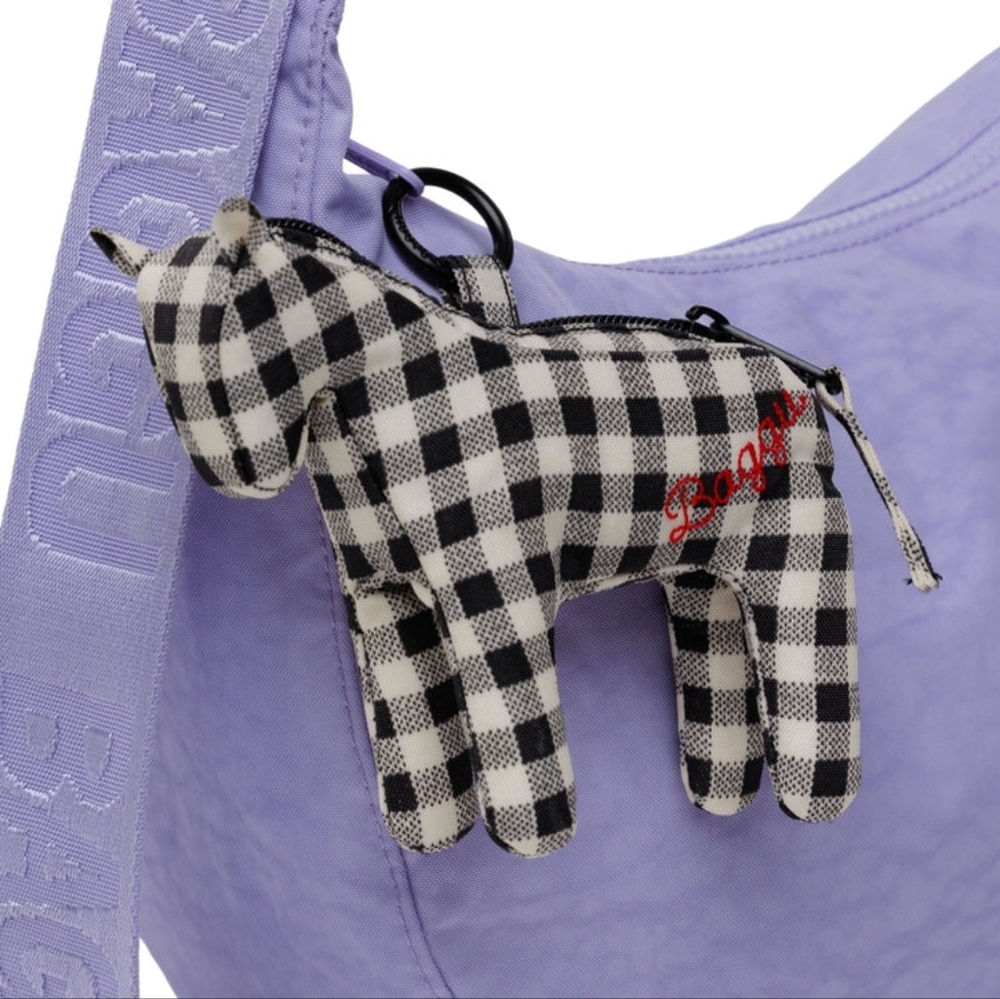 *NWT* BAGGU Gingham Horse Pouch Charm